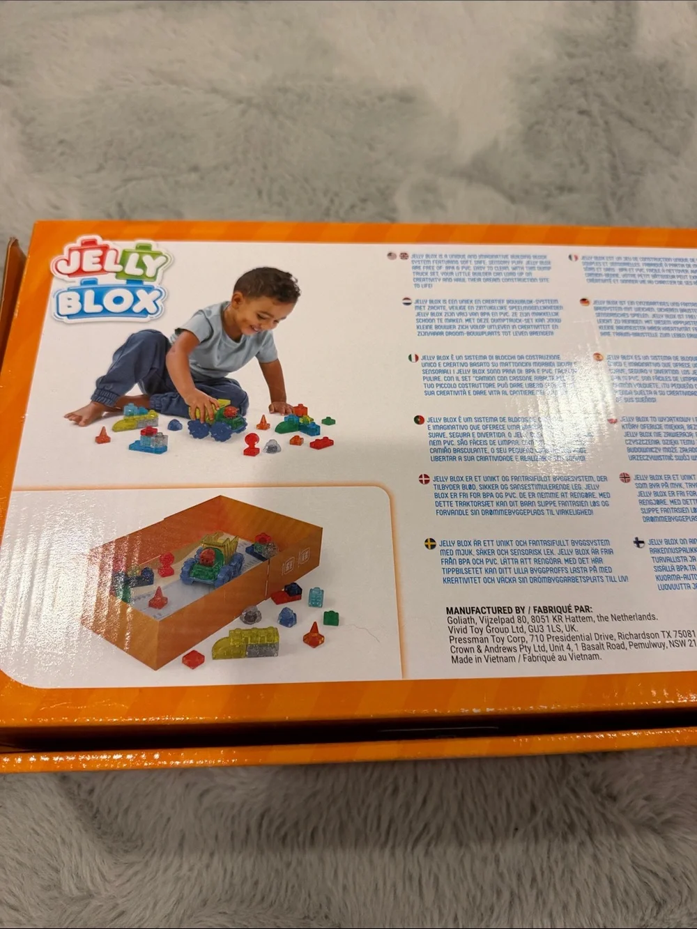 Jelly blox 30piece set construction site truck